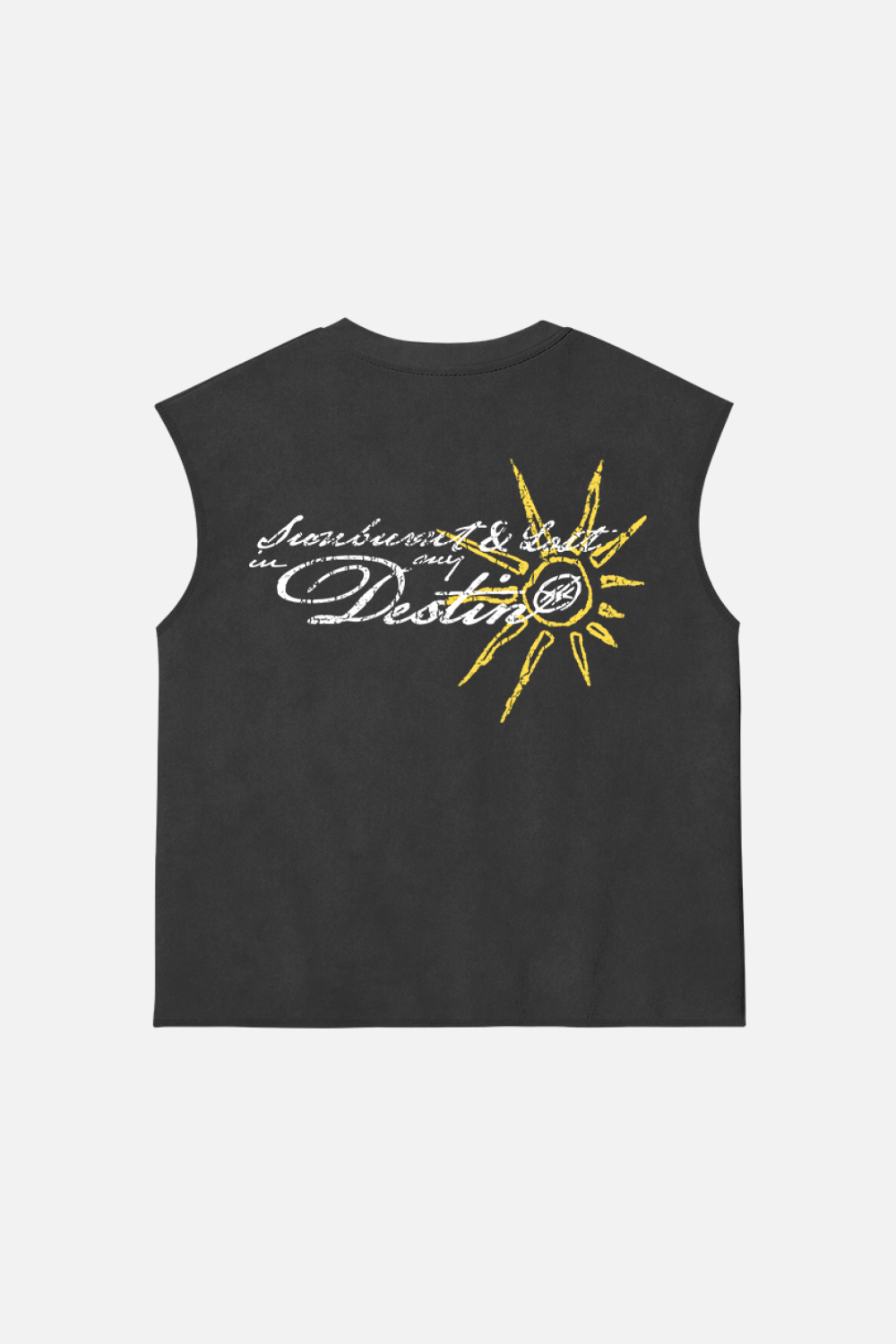 Tanned Donkey Tank Top Washed Grey