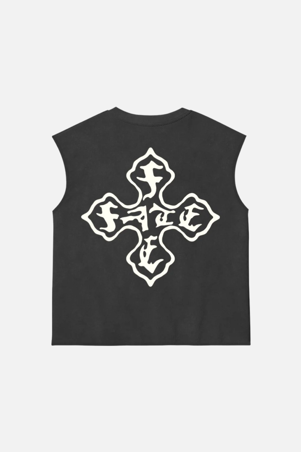 Cross Of Fate Tank Top Washed Grey