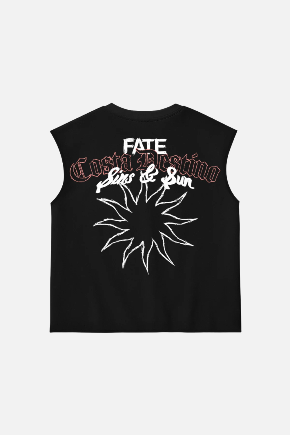 Sins & Sun Tank Top Black