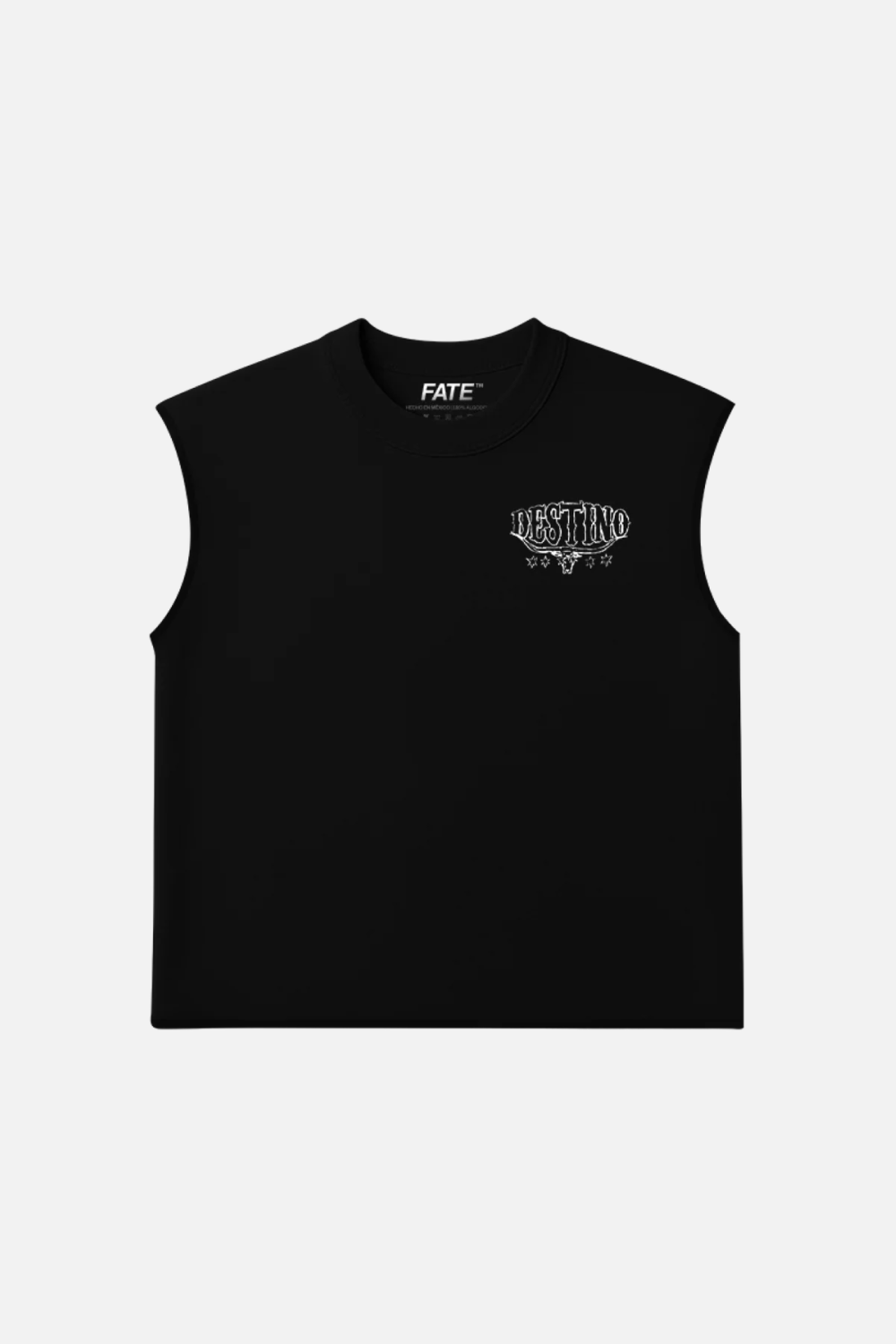 Long Horns Tank Top Black