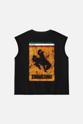Racing Cowboy Tank Top Black