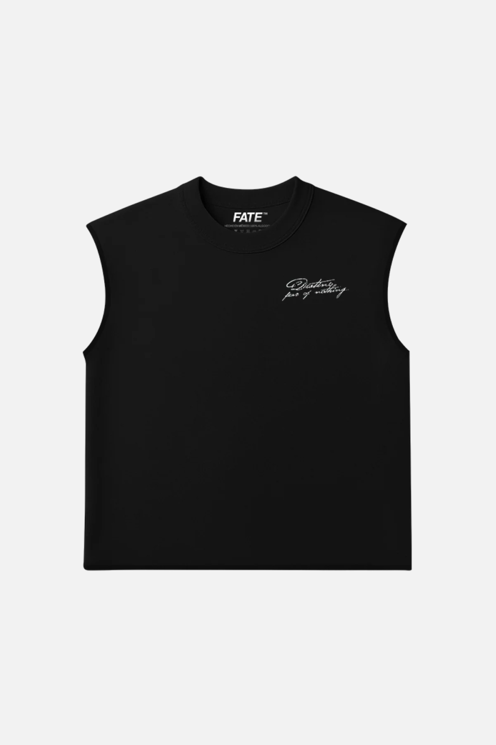 Fear of Nothing Tank Top Black