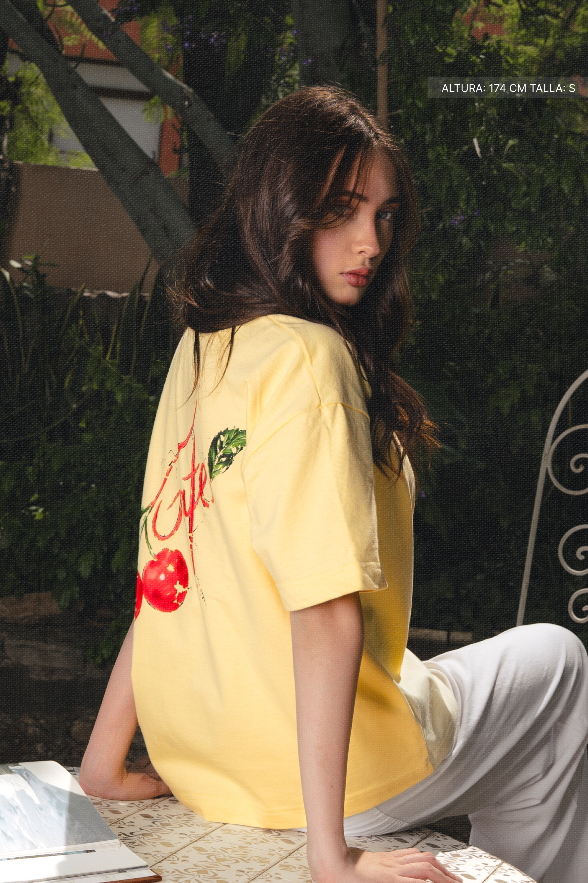 Sweet Cherry Tee Canary Yellow
