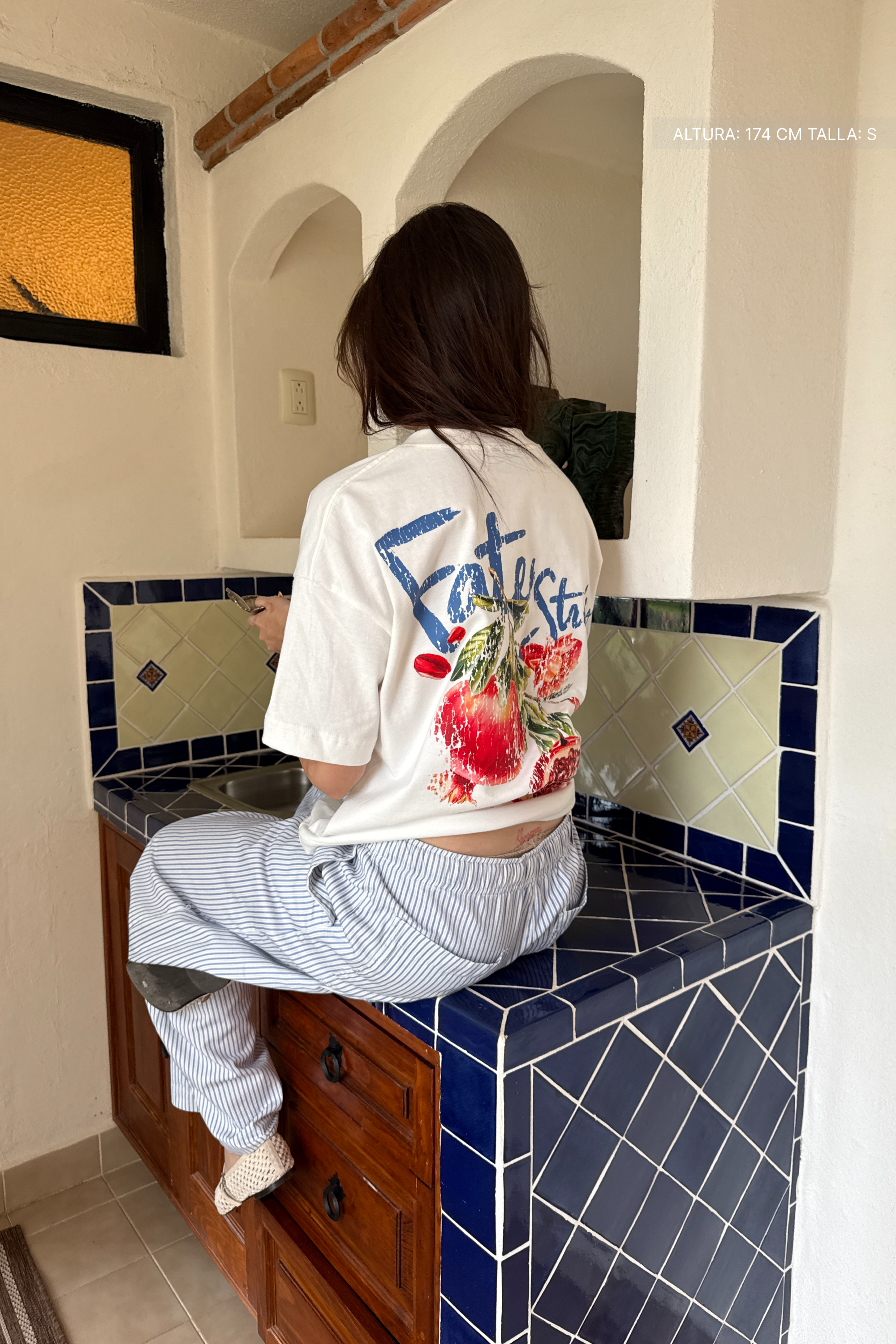 Pomegranate Tee Ivory
