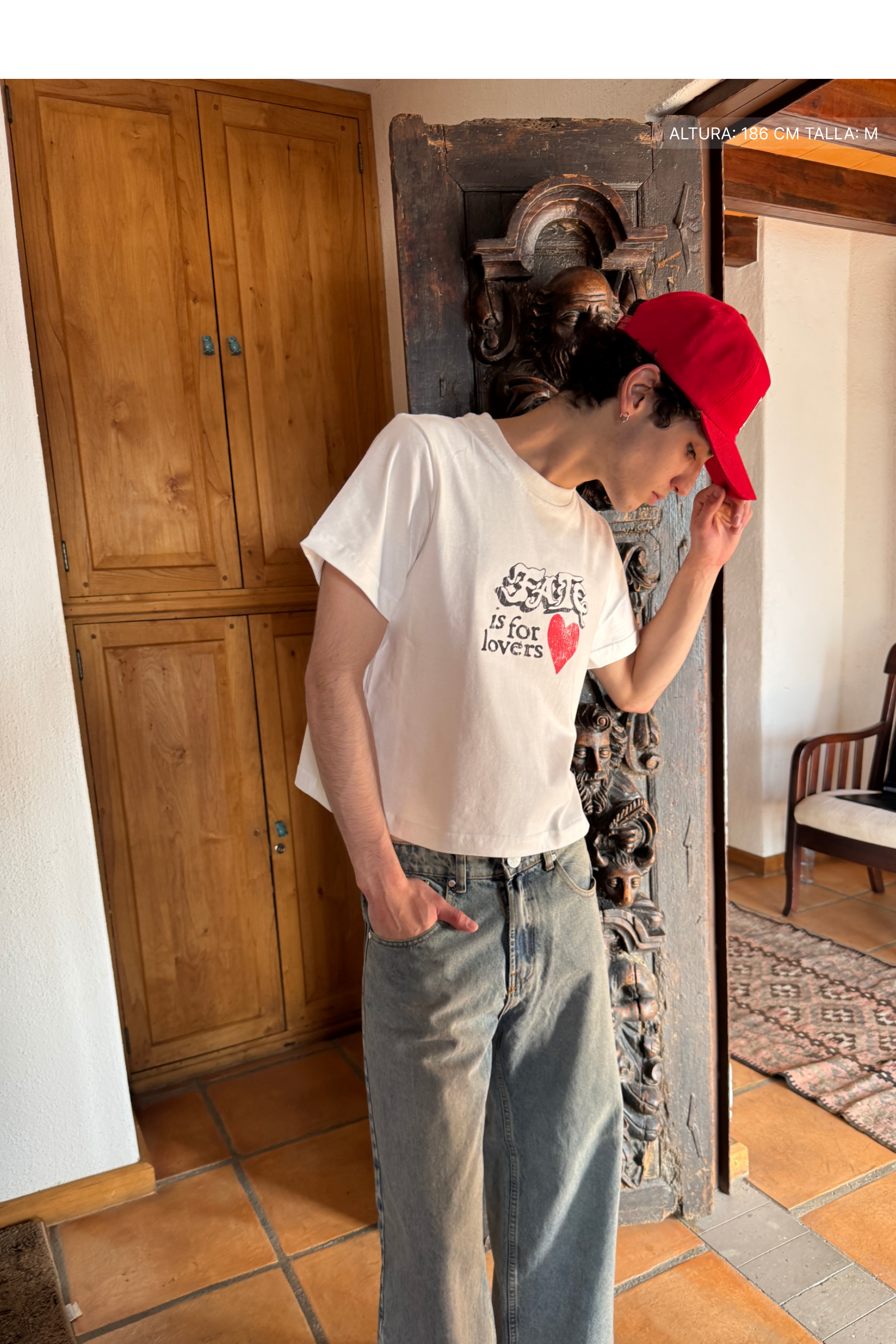 Fate is for Lovers Crop Tee Ivory