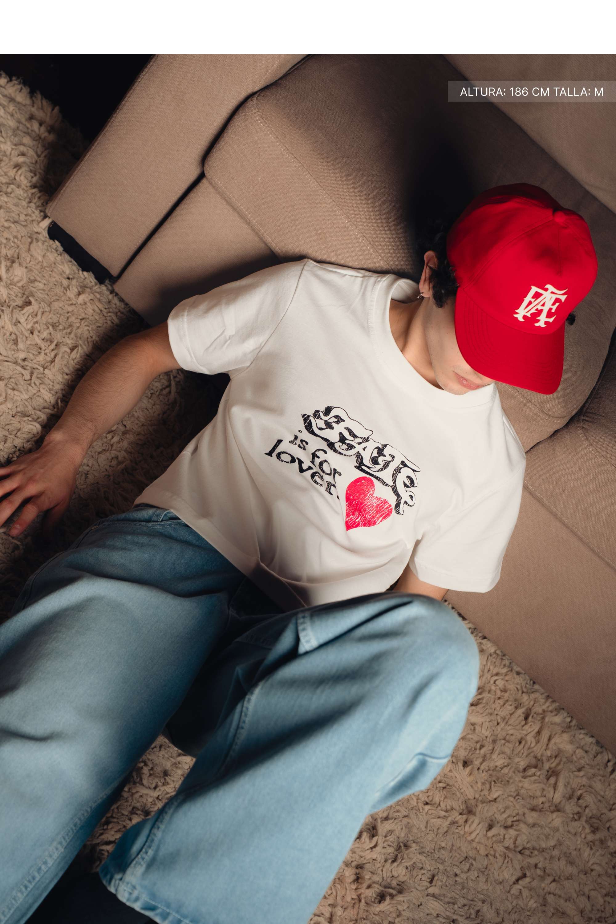 Fate is for Lovers Crop Tee Ivory