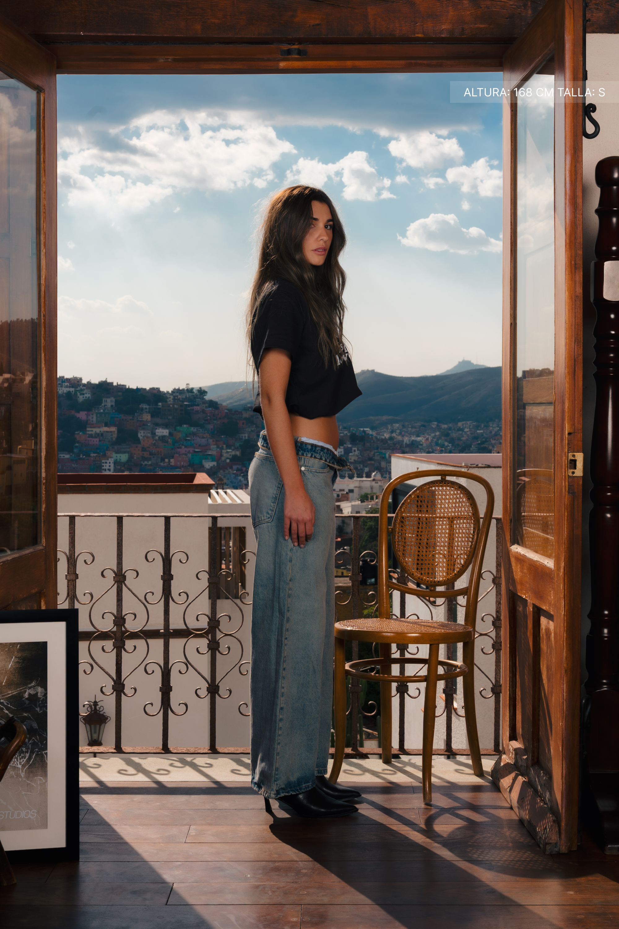 Fate is for Lovers Crop Tee Black