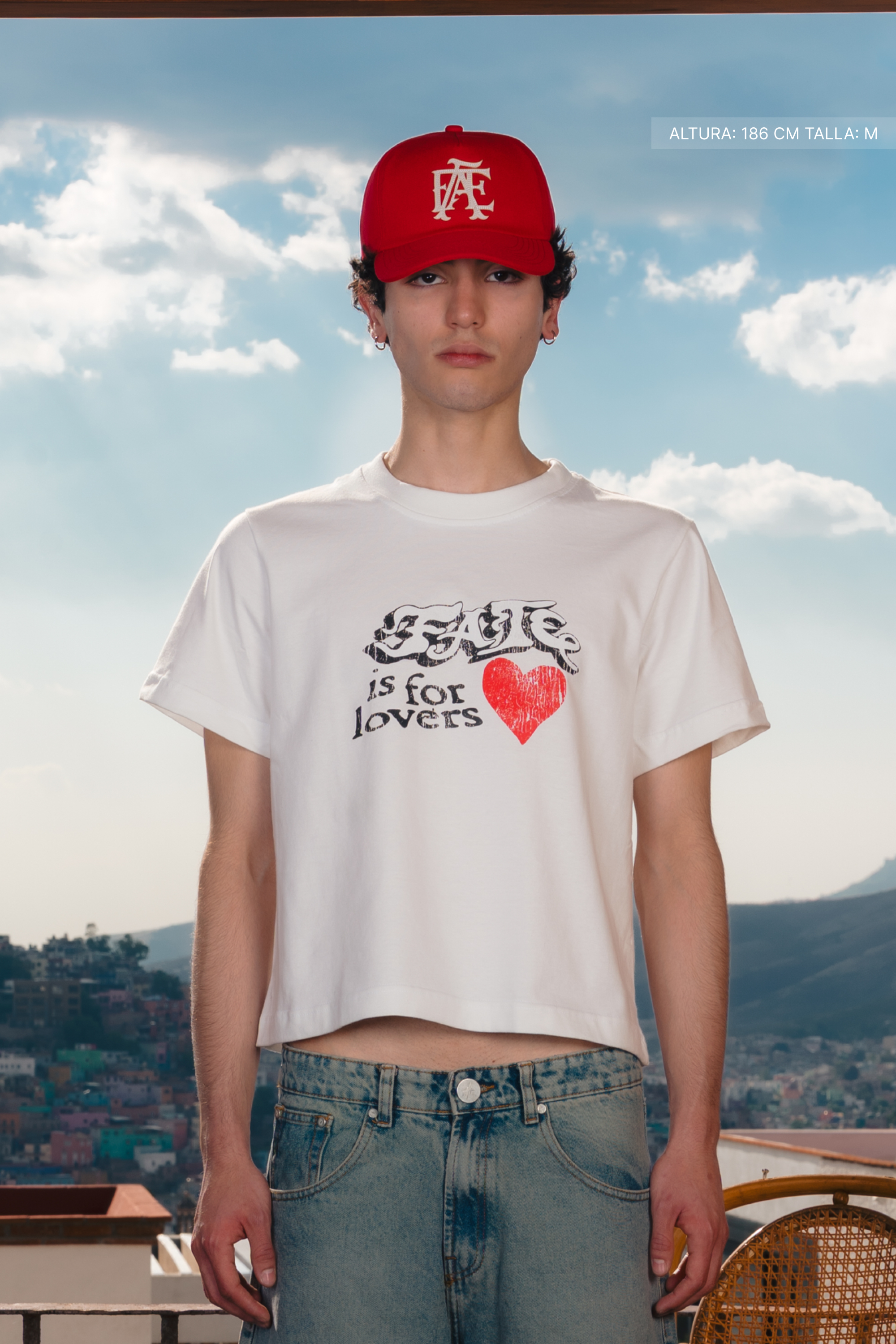 Fate is for Lovers Crop Tee Ivory