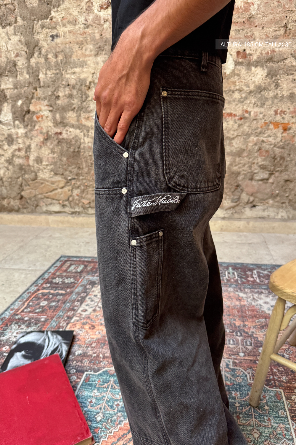WB Jeans Carpenter Black Stone
