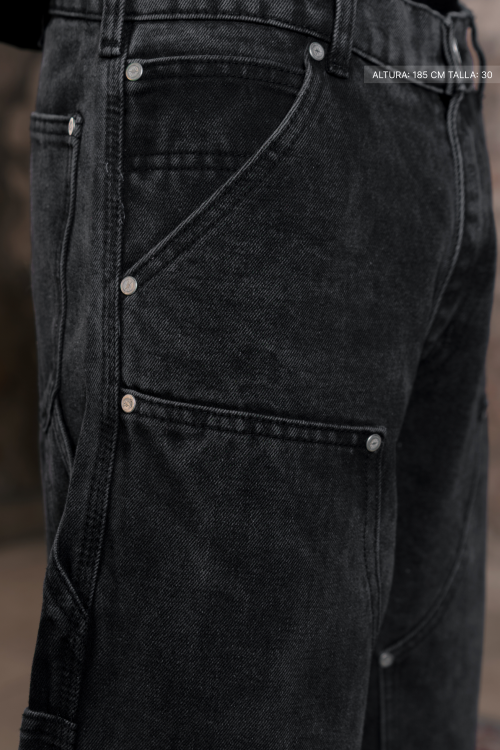 WB Jeans Carpenter Black Stone