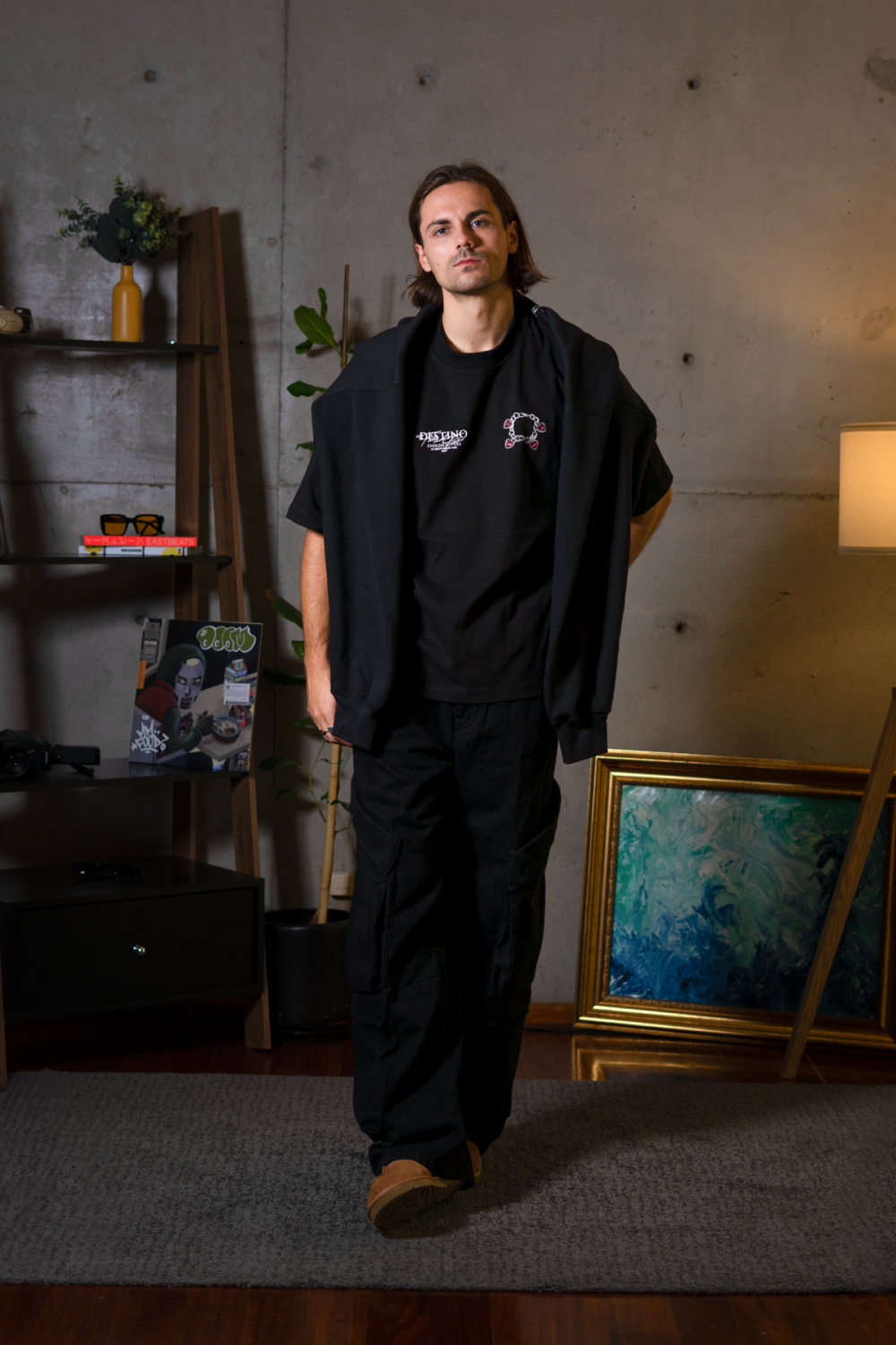 Lovers Bracelet Tee Black