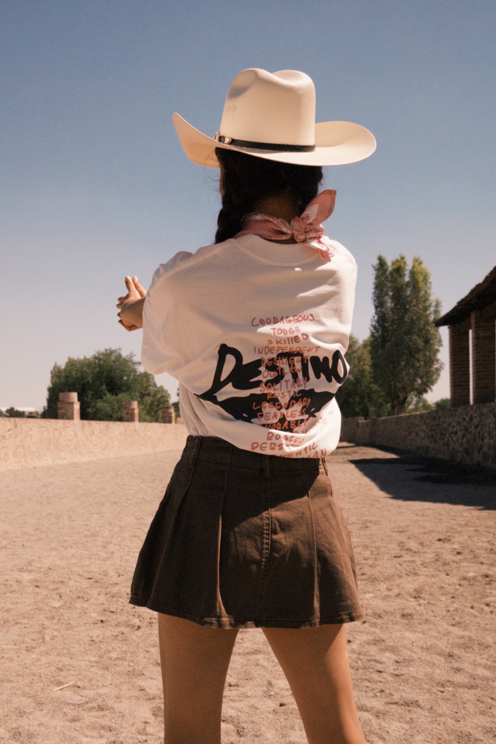 Authentic Cowboy Tee Ivory