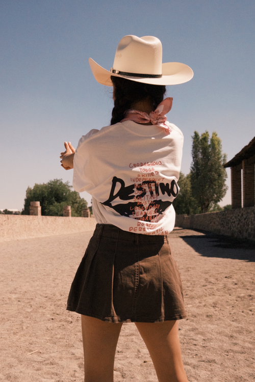 Authentic Cowboy Tee Ivory