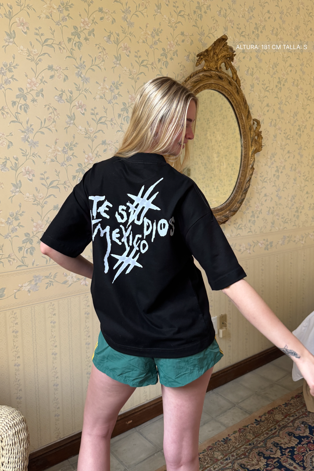 Watercolor Signature  Studios Tee Black