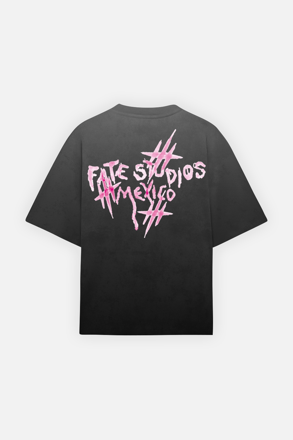 Watercolor Signature Tee Faded Black
