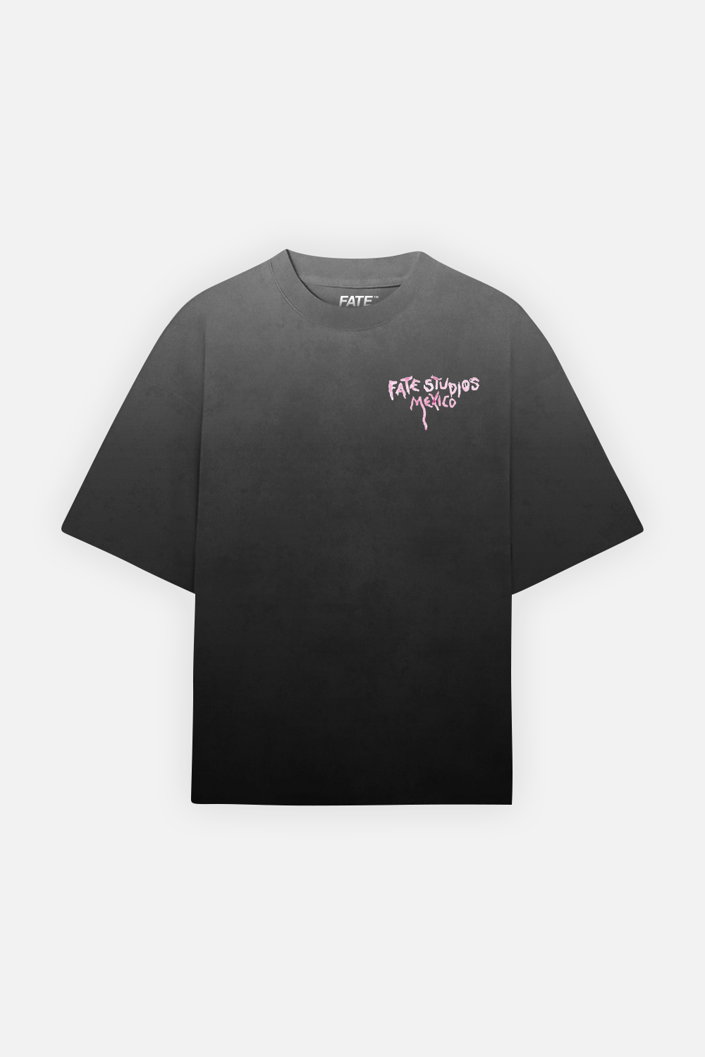 Watercolor Signature Tee Faded Black