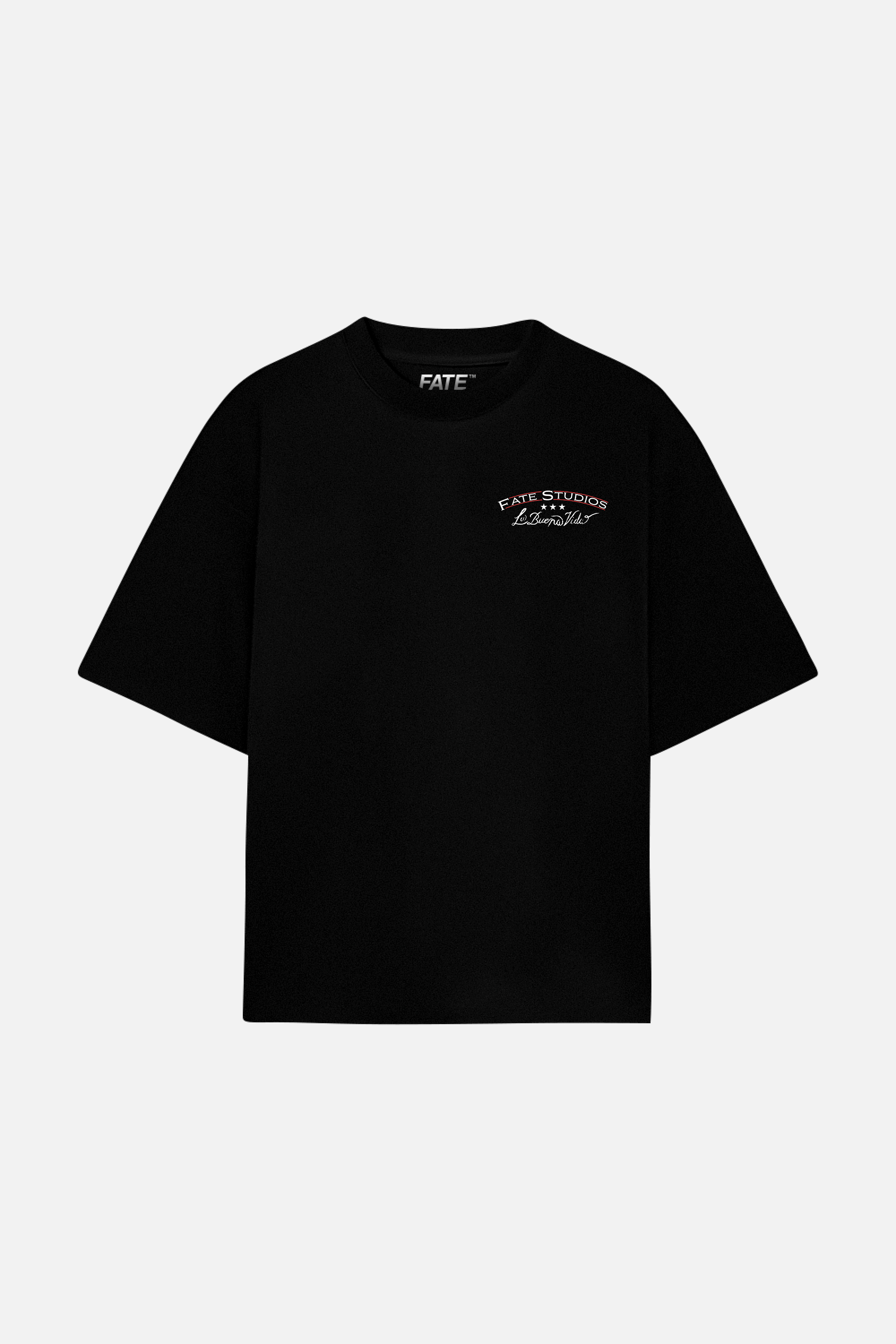 Sail Away Tee Black — Front