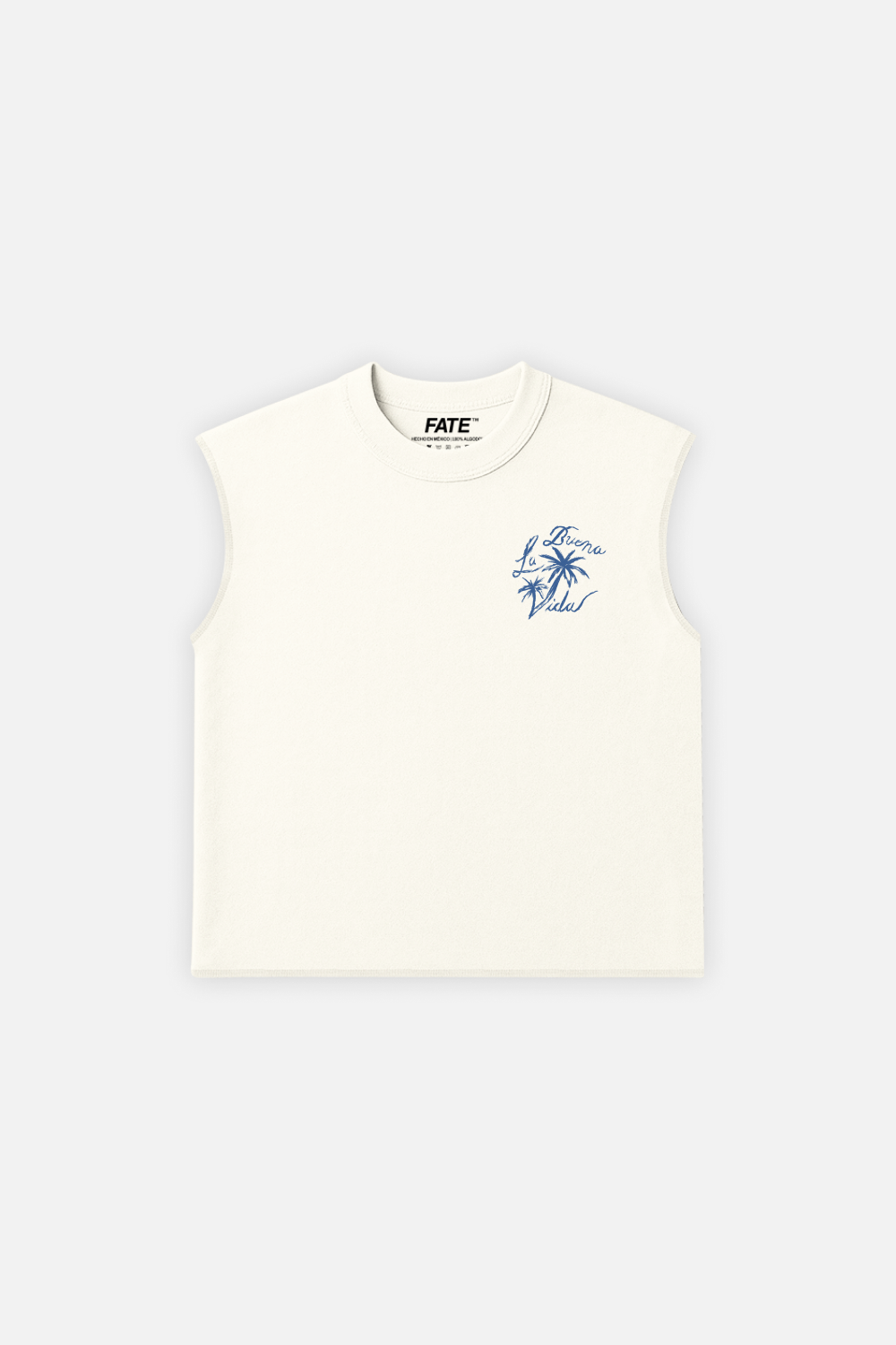 La Buena Vida Tank Top Ivory — Front