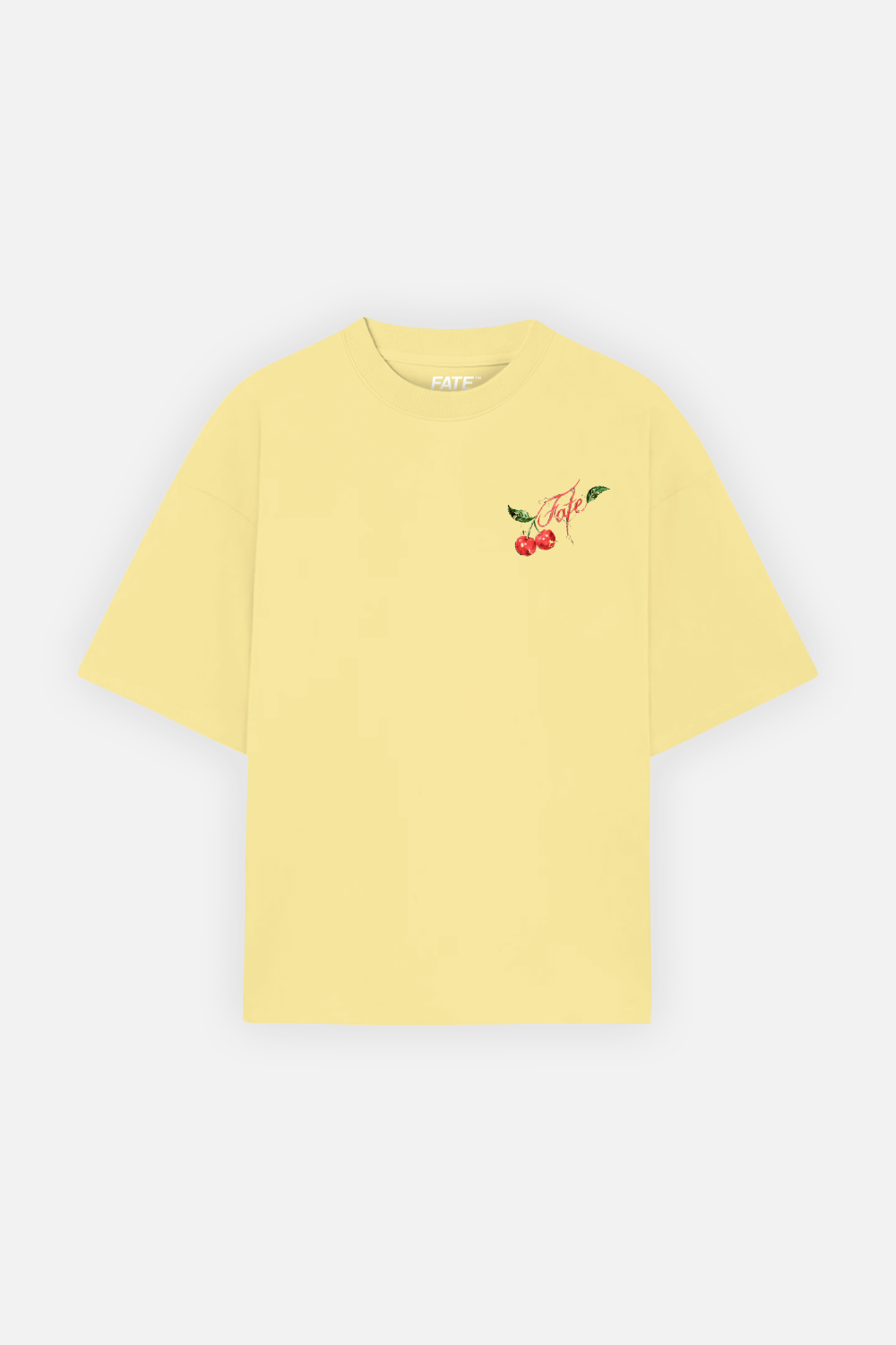Sweet Cherry Tee Canary Yellow — Front