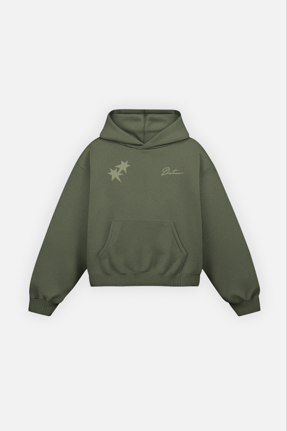 All My Fears Hoodie Green Forest — Frente