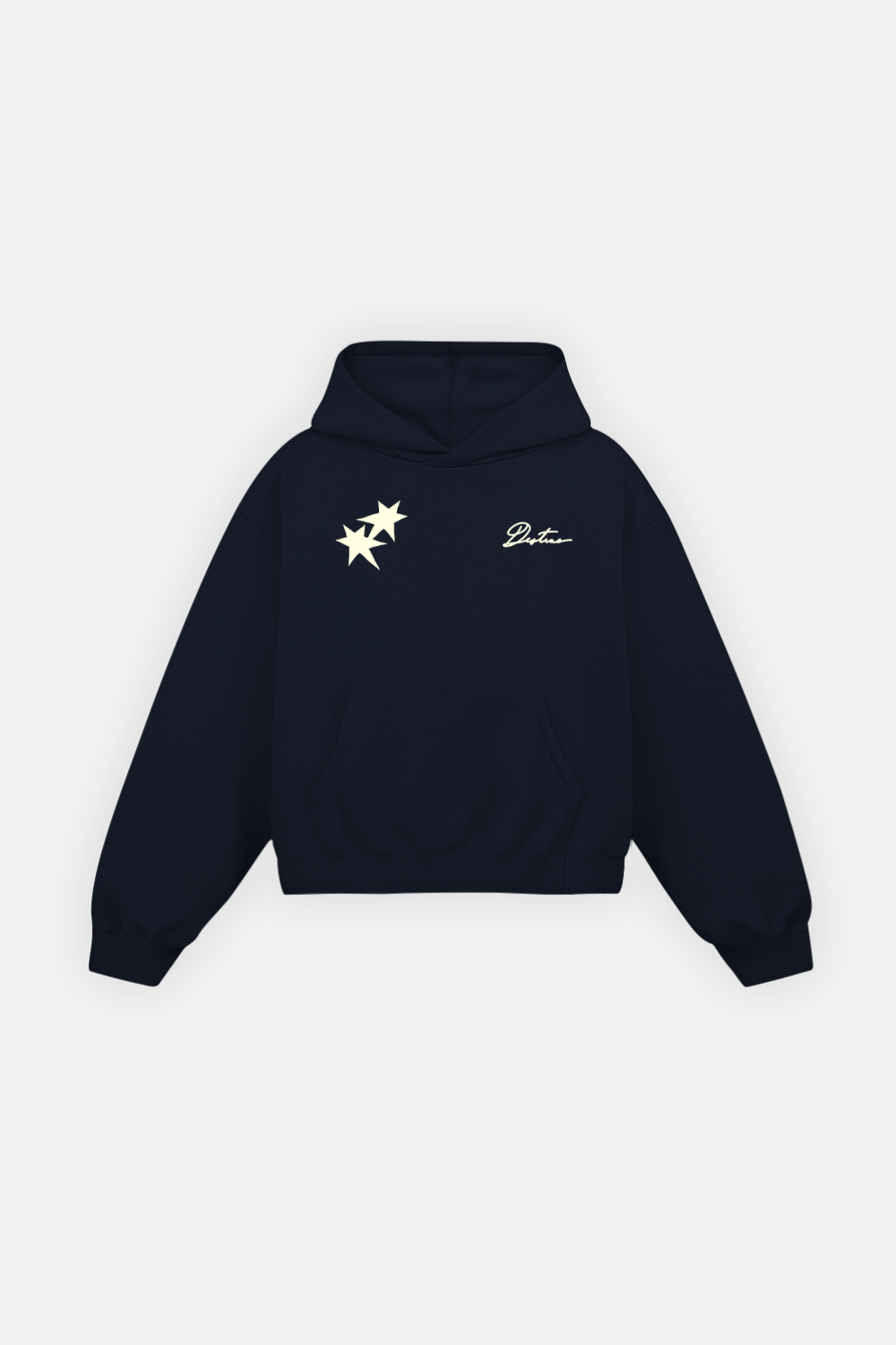 All My Fears Hoodie Midnight Blue — Frente