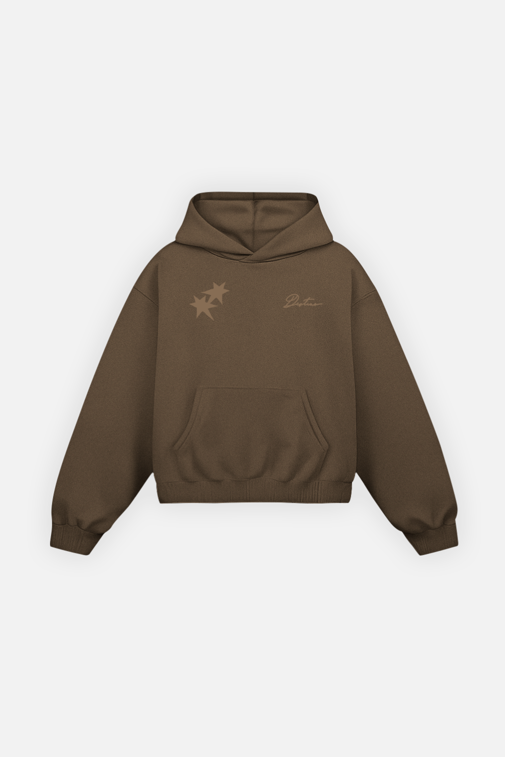 All My Fears Hoodie Mocha Brown — Frente