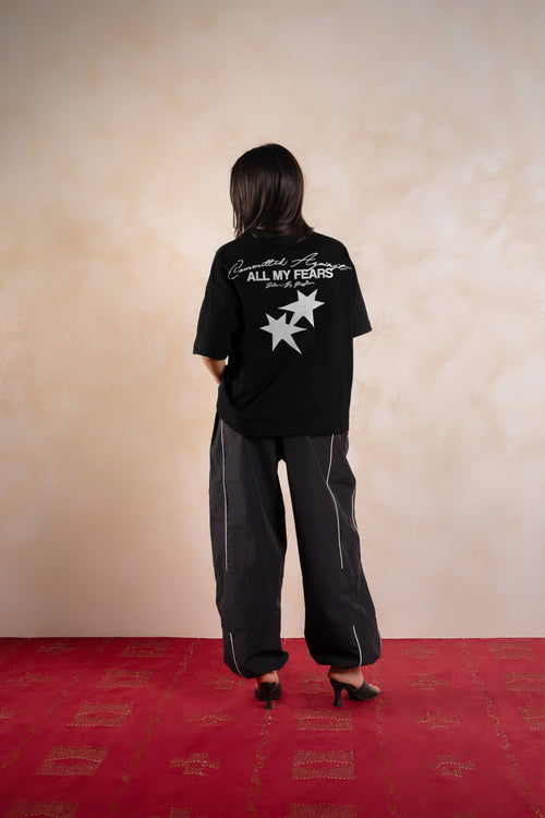 All My Fears Tee Black — Editorial FATE · Espalda · Lookbook 2026-09-21