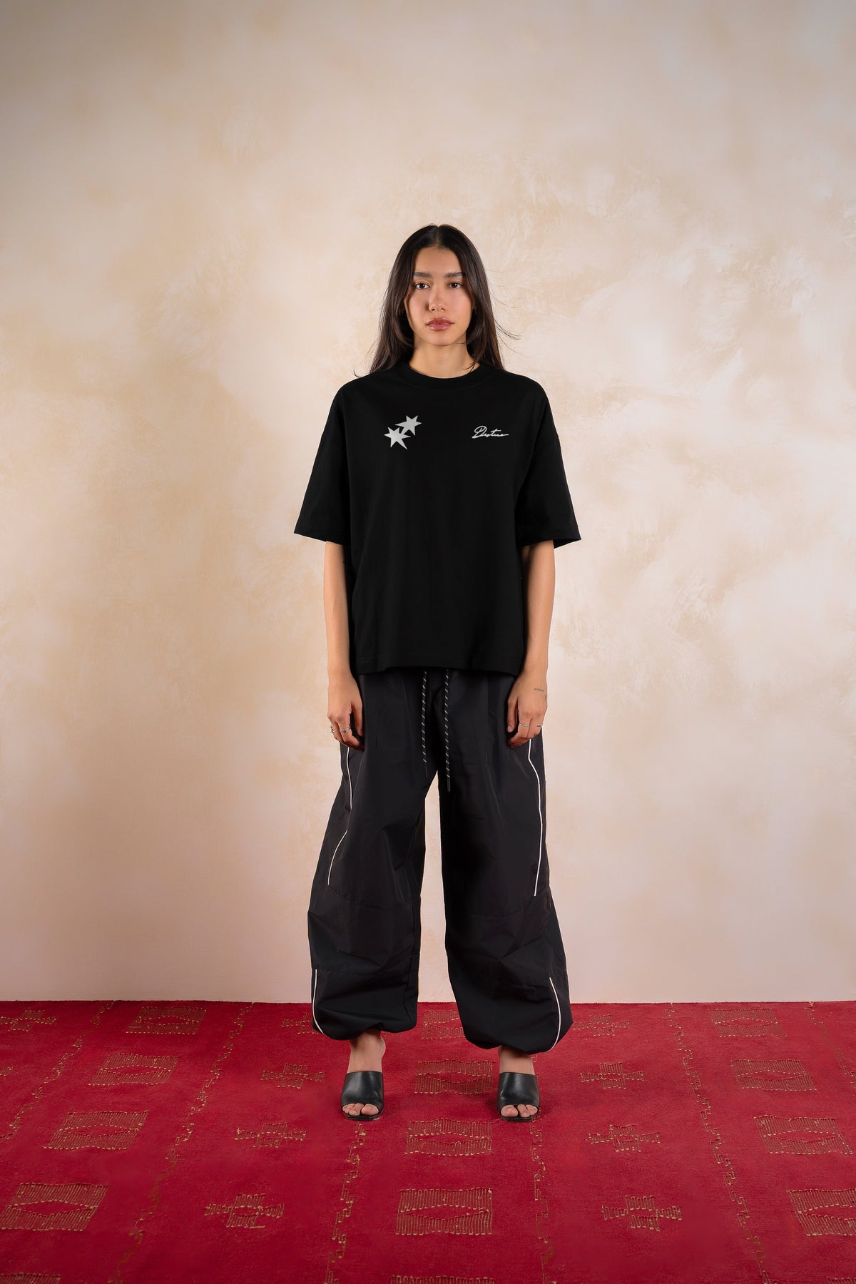 All My Fears Tee Black — Editorial FATE · Frente · Lookbook 2026-09-21