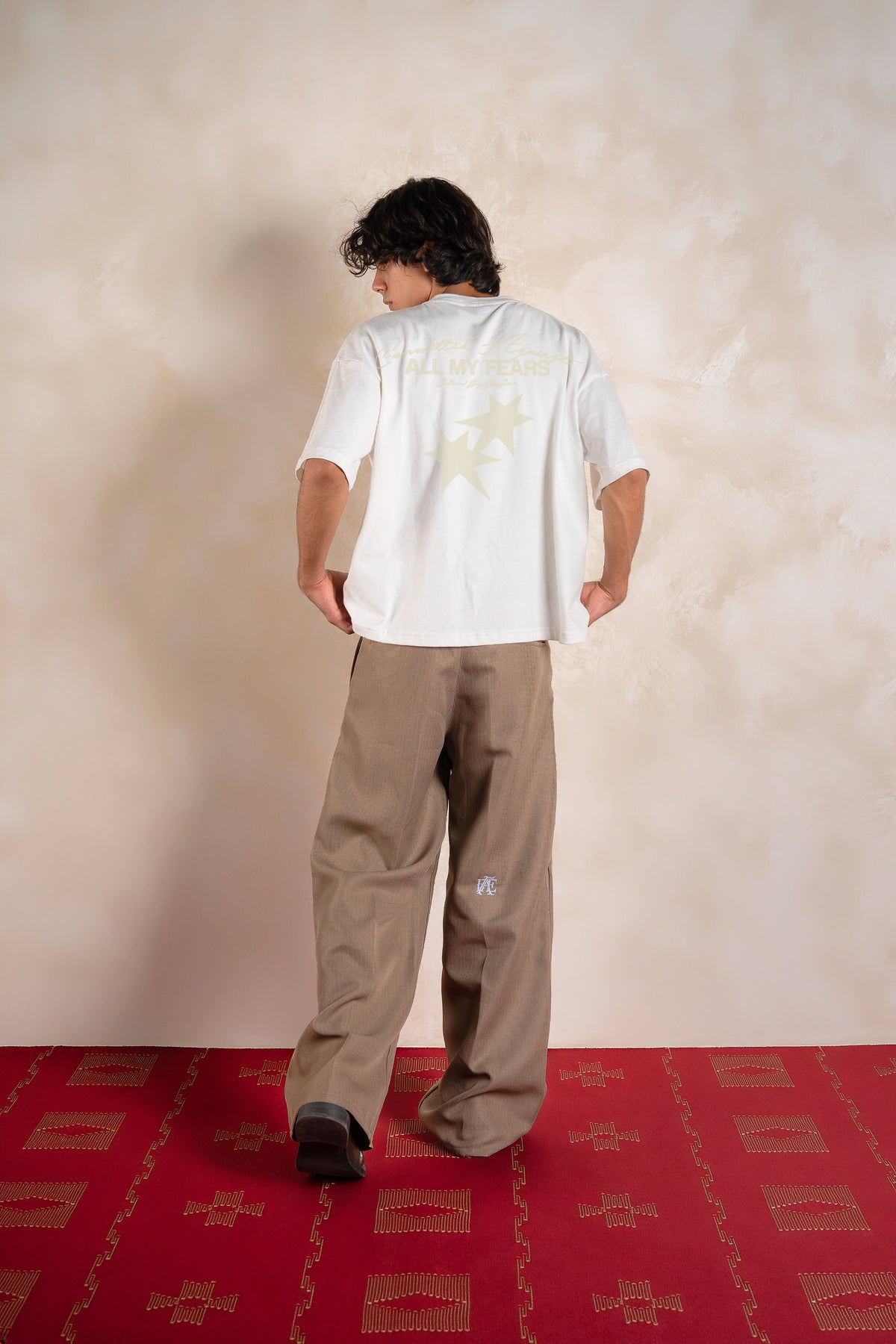 All My Fears Tee Ivory — Editorial FATE · Espalda · Lookbook 2026-09-21
