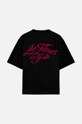 Les Fleurs Tee Black — Back