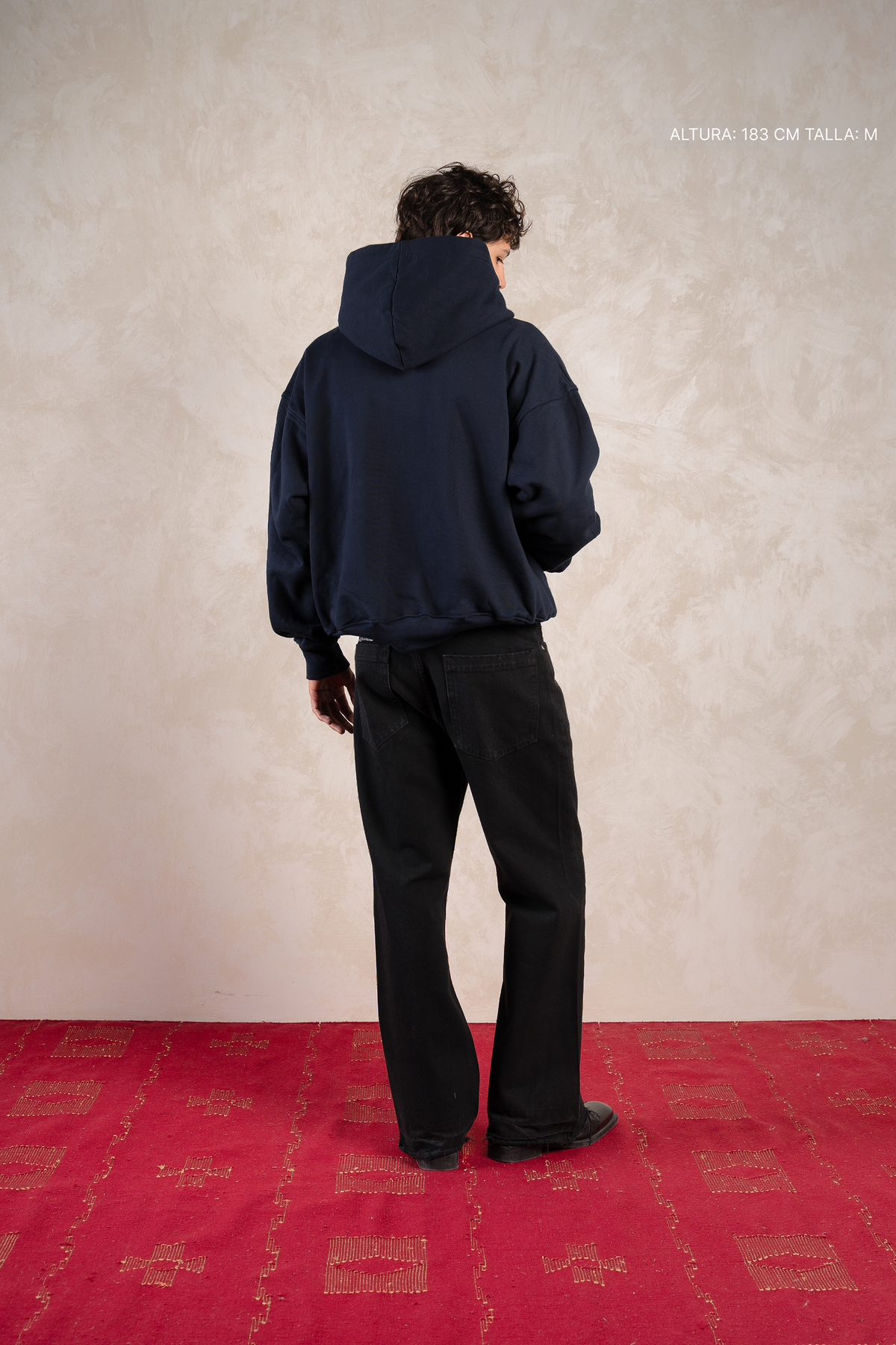 Basic Hoodie Navy Blue — foto 4