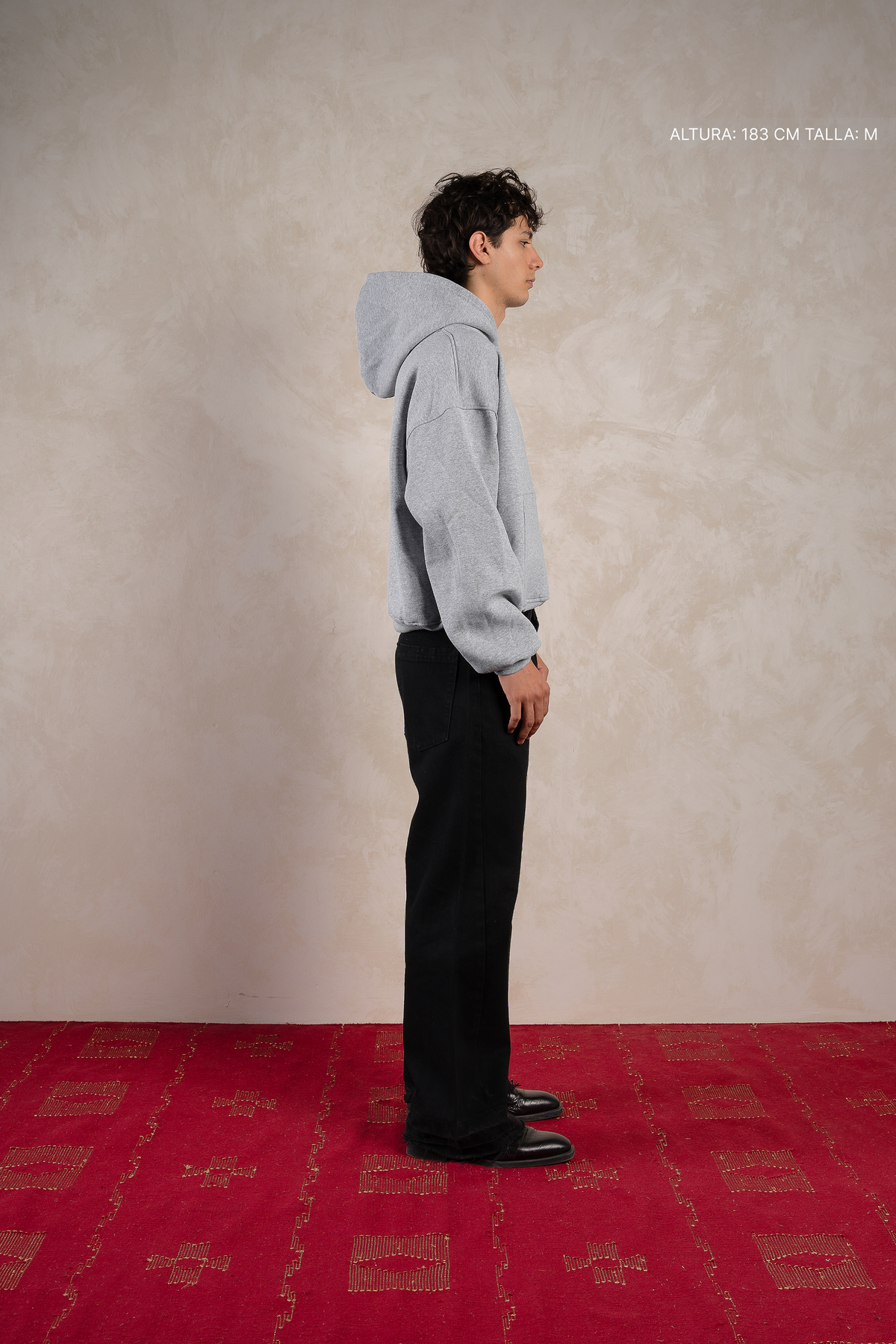 Basic Hoodie Oxford Grey — foto 5