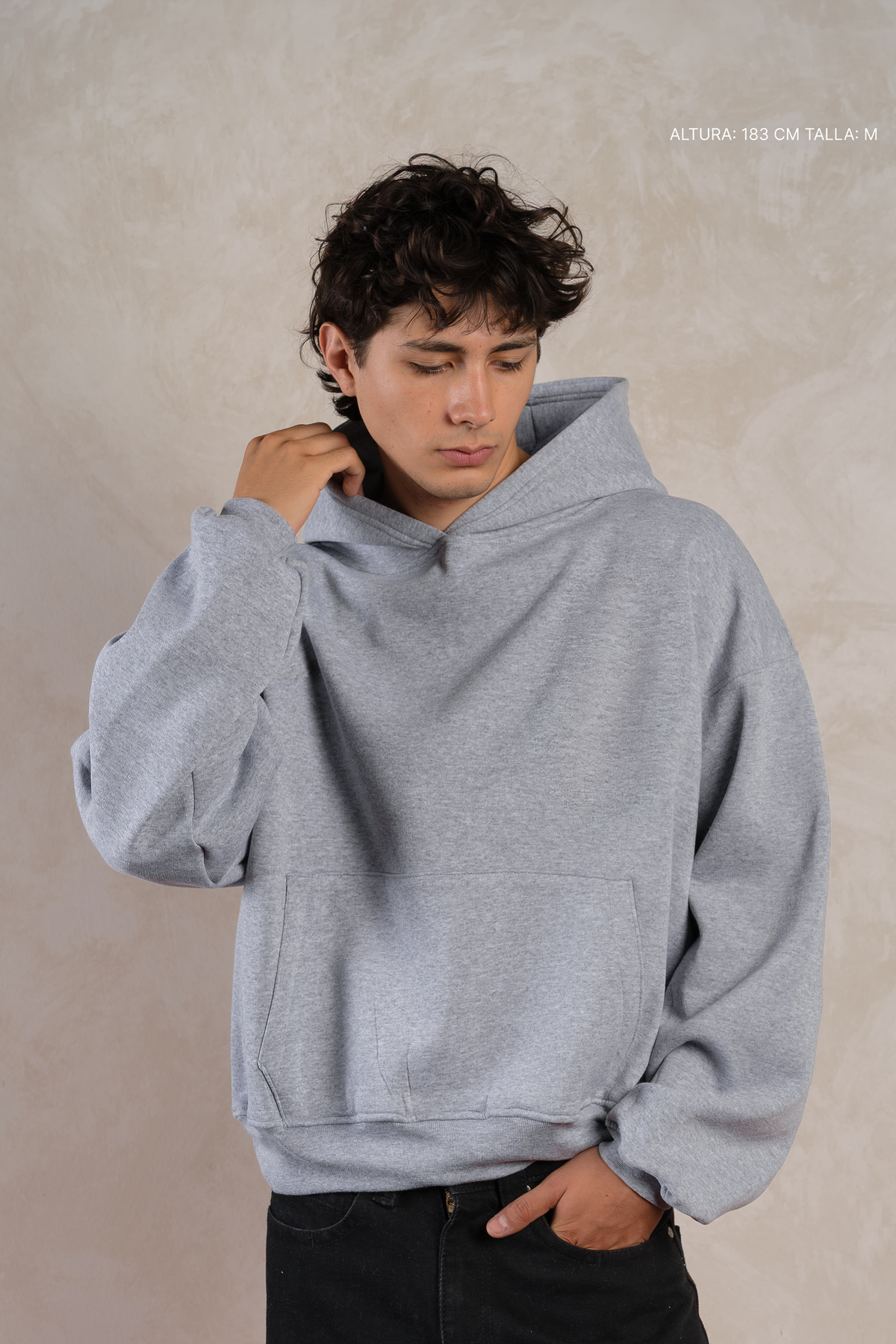 Basic Hoodie Oxford Grey — foto 6