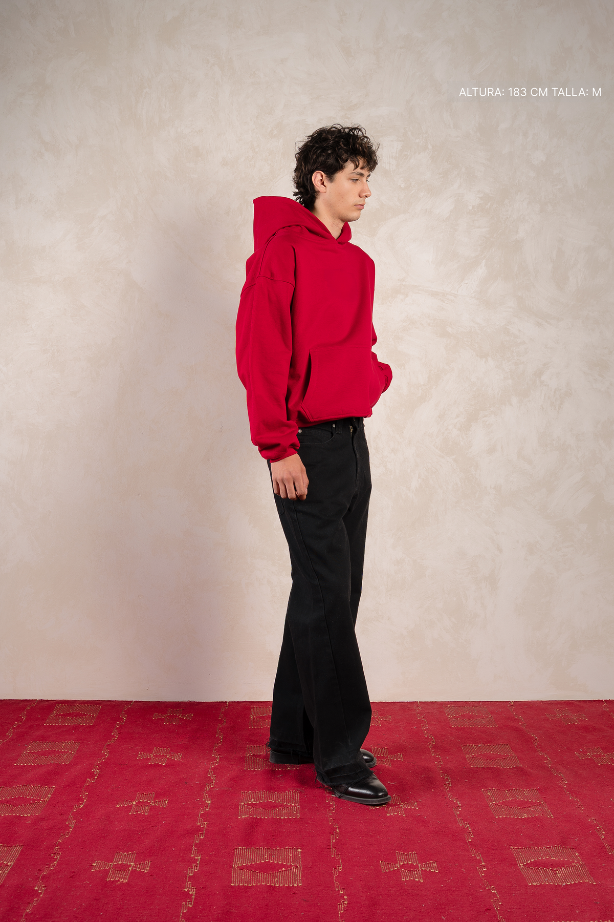 Basic Hoodie Red — foto 5
