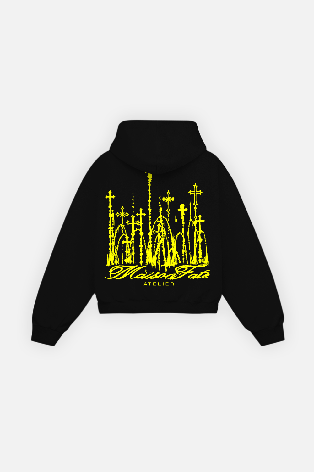 Cathedral Hoodie Vantablack — Espalda