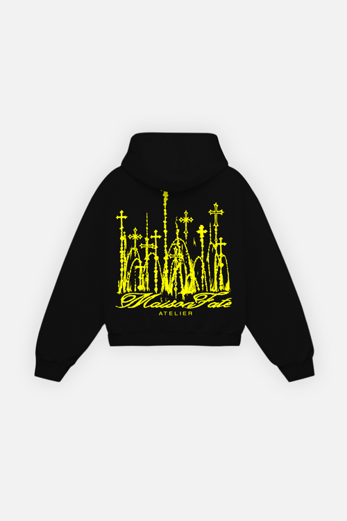 Cathedral Hoodie Vantablack — Espalda