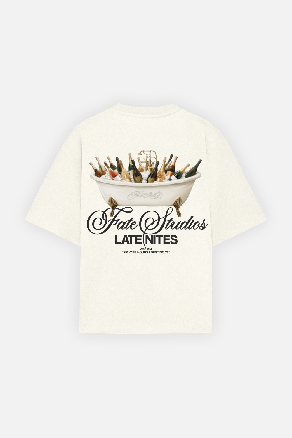 Champagne Service Tee Ivory · 01