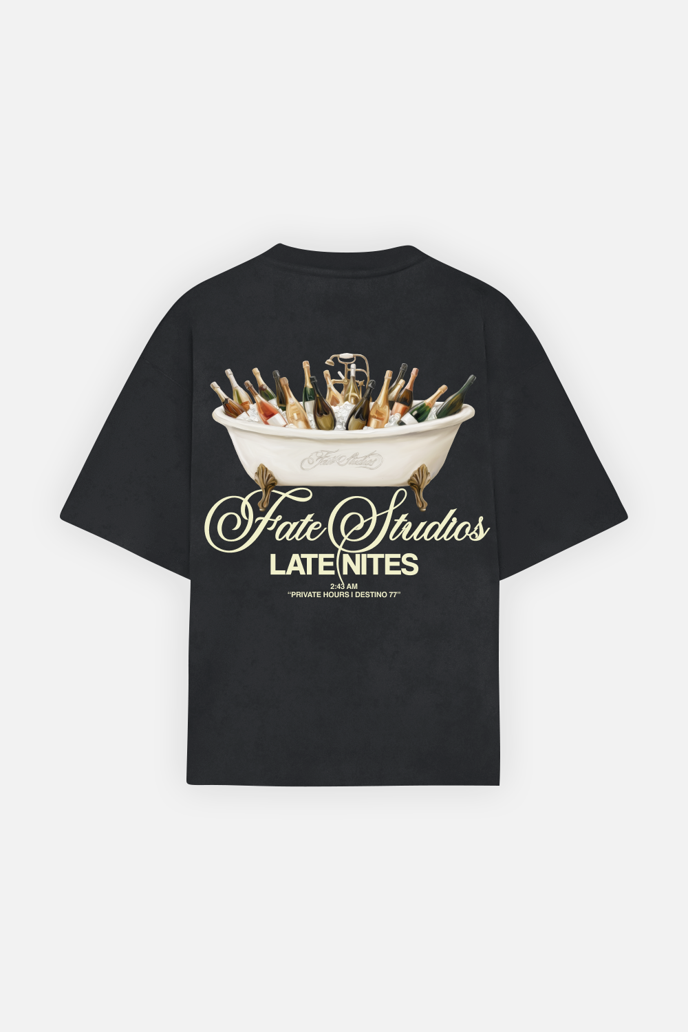 Champagne Service Tee Vintage Black · 01