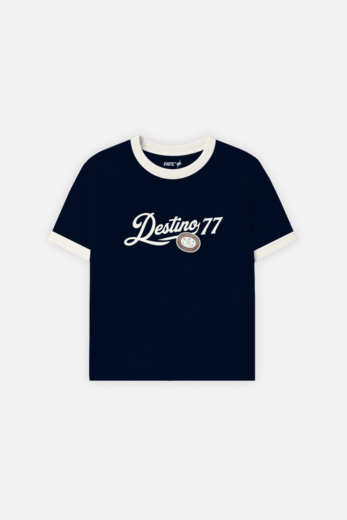 Destino 77 Muscle Tee Navy Blue · 01