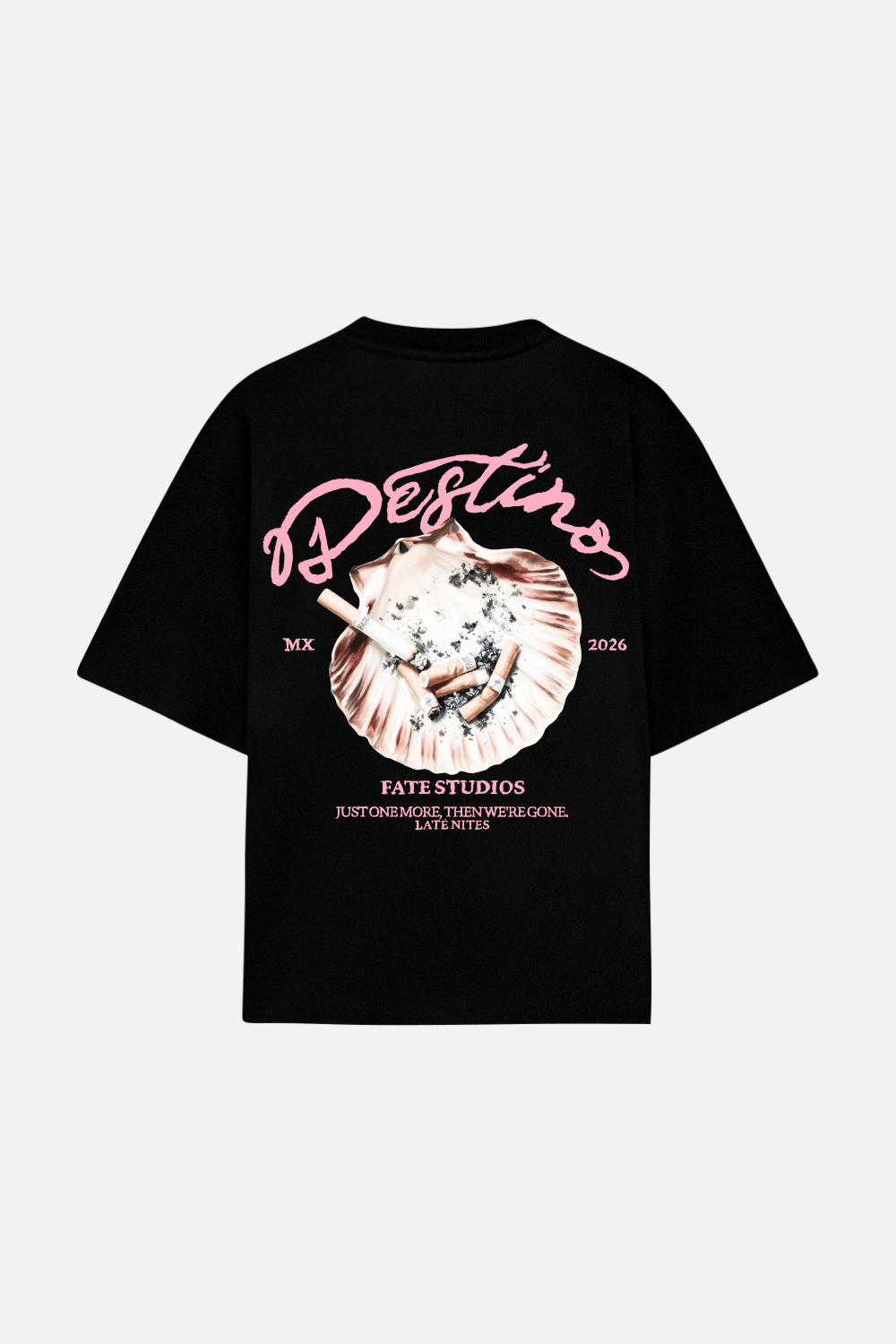 Destino Seashell Tee Black · 01