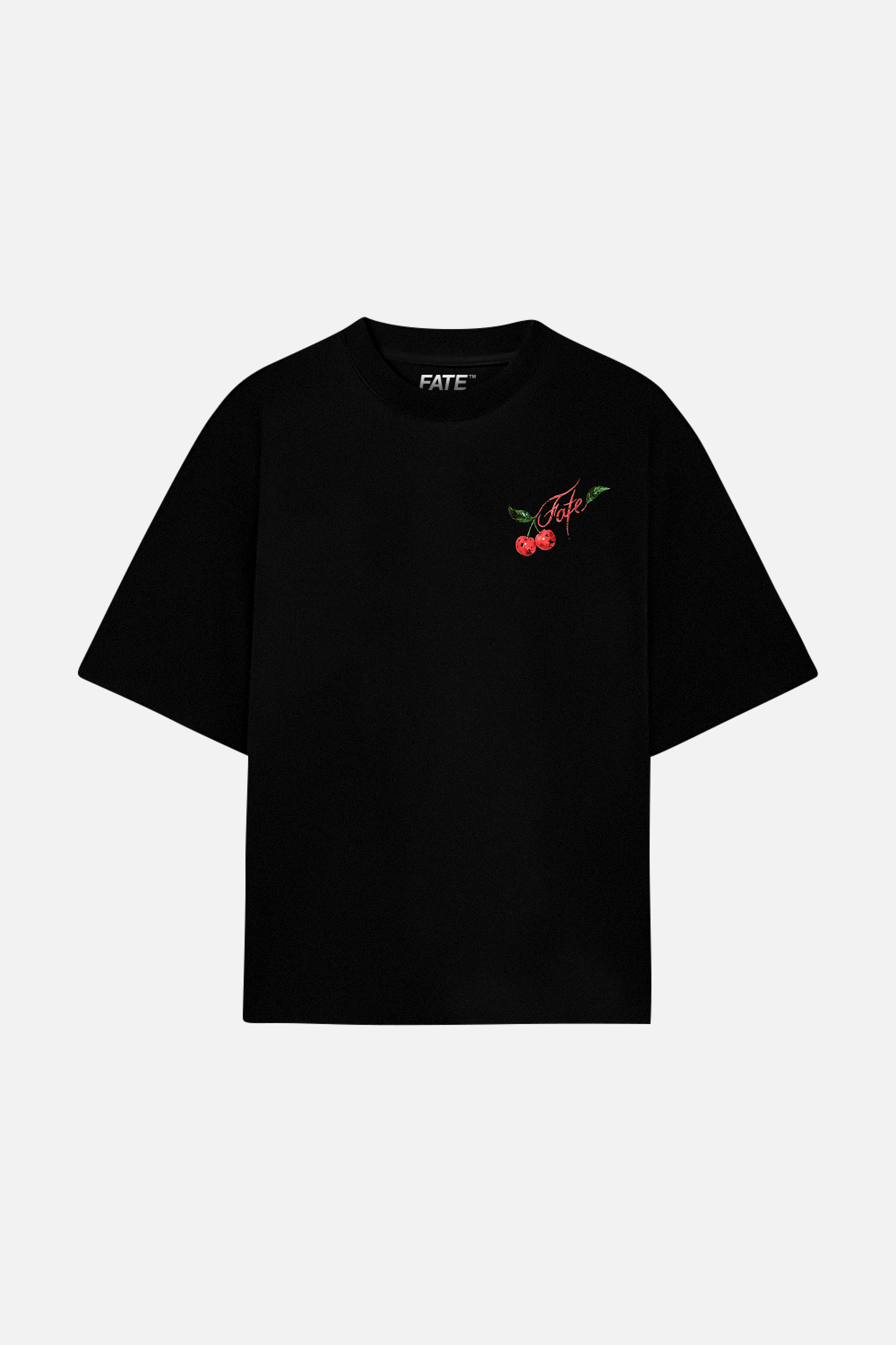 Sweet Cherry Tee Black — Front