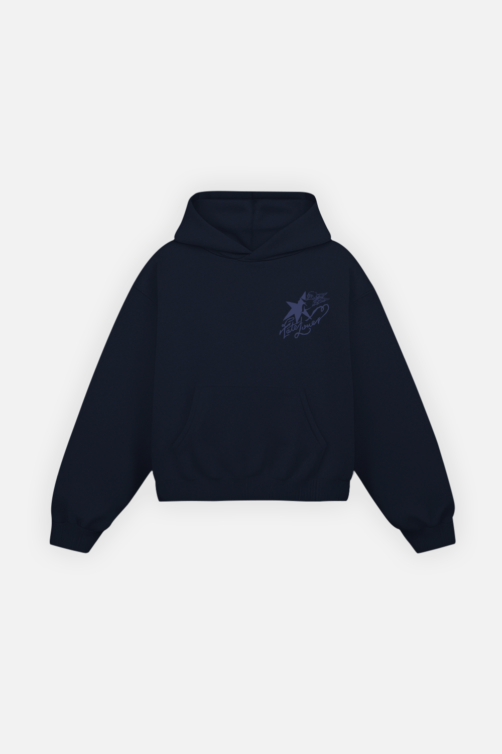 Fate Lover Spark Hoodie Midnight Blue — Frente