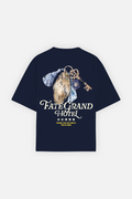 Grand Hotel Check-In Tee Navy Blue · 01