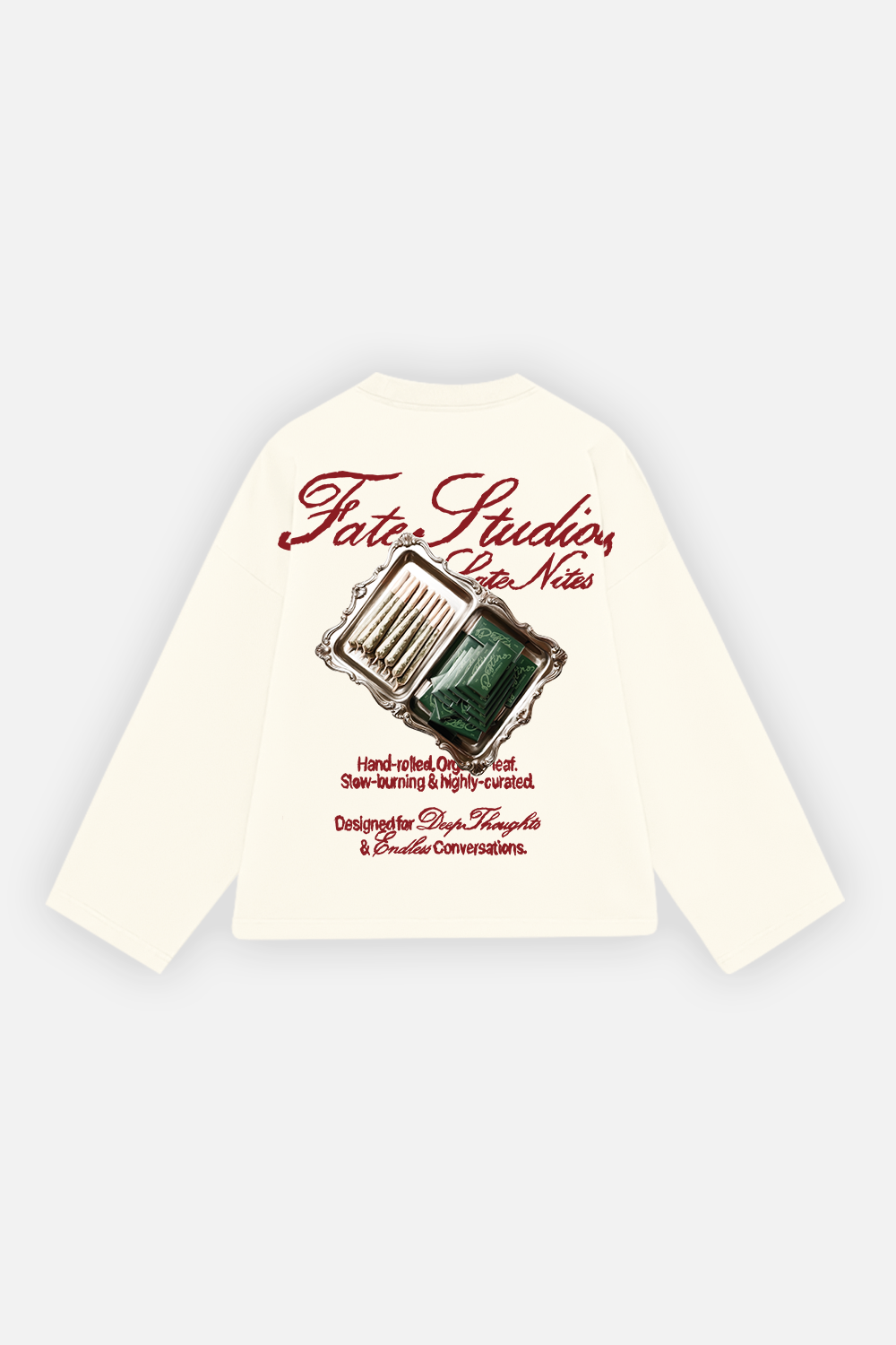 Last Cigarette Longsleeve Ivory · 01