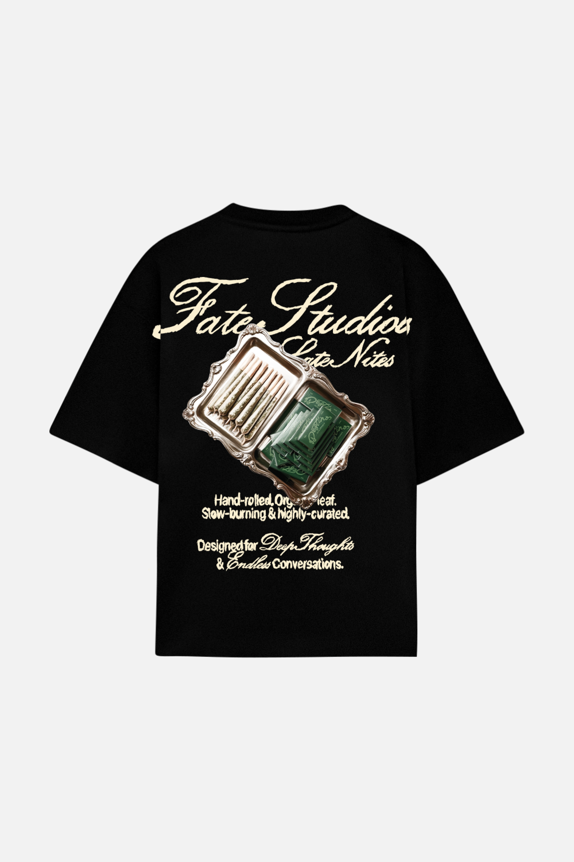Last Cigarette Tee Black · 01