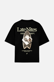 Leopard After Dark Tee Black