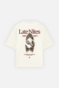 Leopard After Dark Tee Ivory