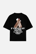 Lighter for a Number Tee Black · 01
