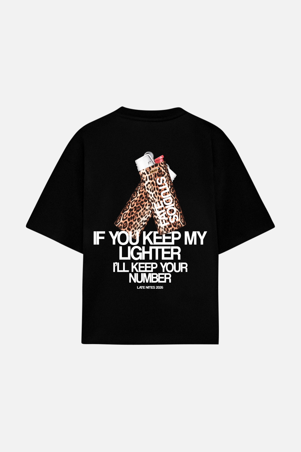 Lighter for a Number Tee Black · 01