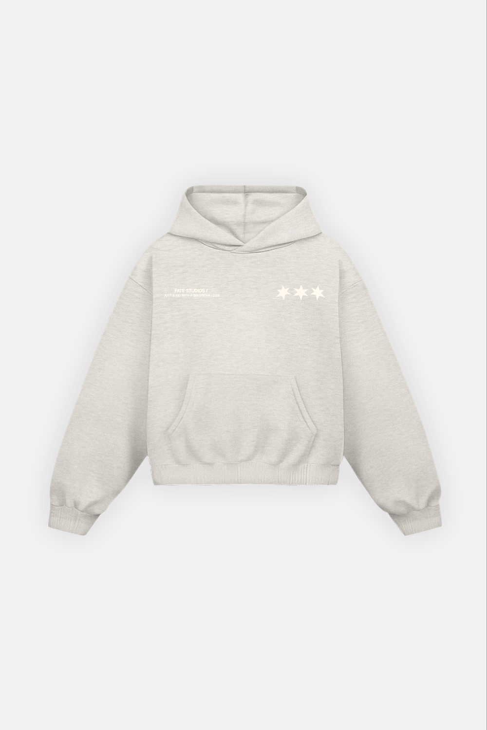 Local Super Star Hoodie Jasper Champagne — Frente